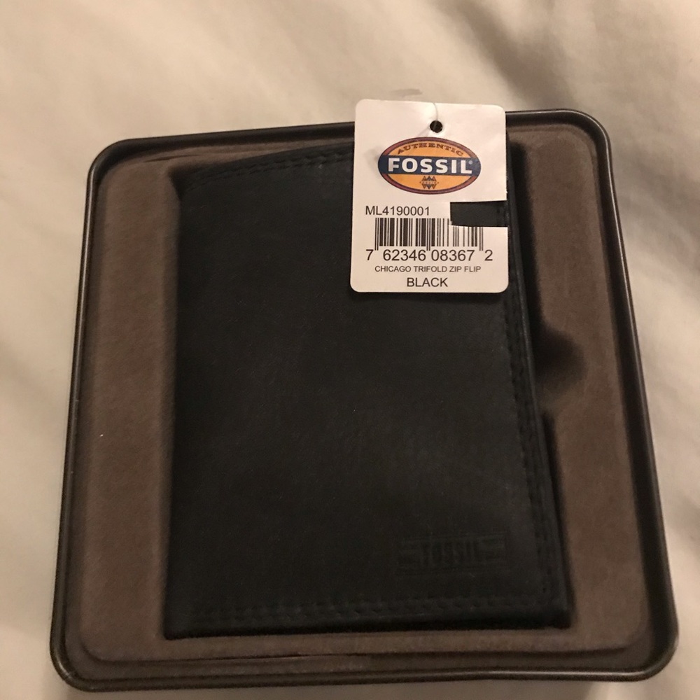 Leather Fossil Wallet